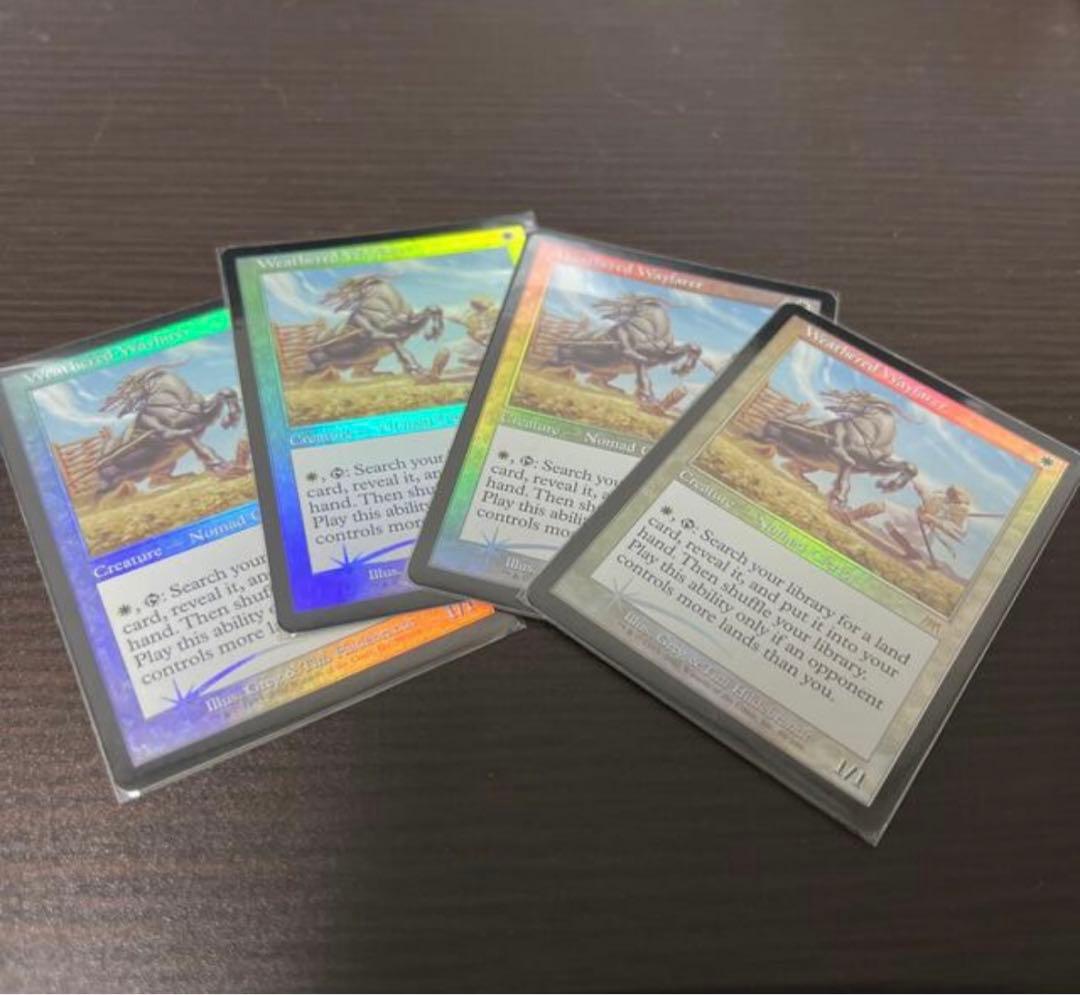 雨ざらしの旅人 foil 4枚セット mtg 雨ざらしの旅人 foil 4枚セット mtg