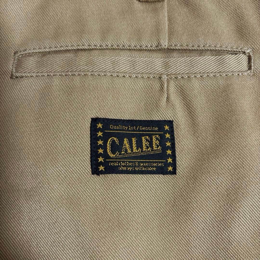名作CALEE T/Cツイルチノトラウザーズワークパンツ日本製radiall CALEE