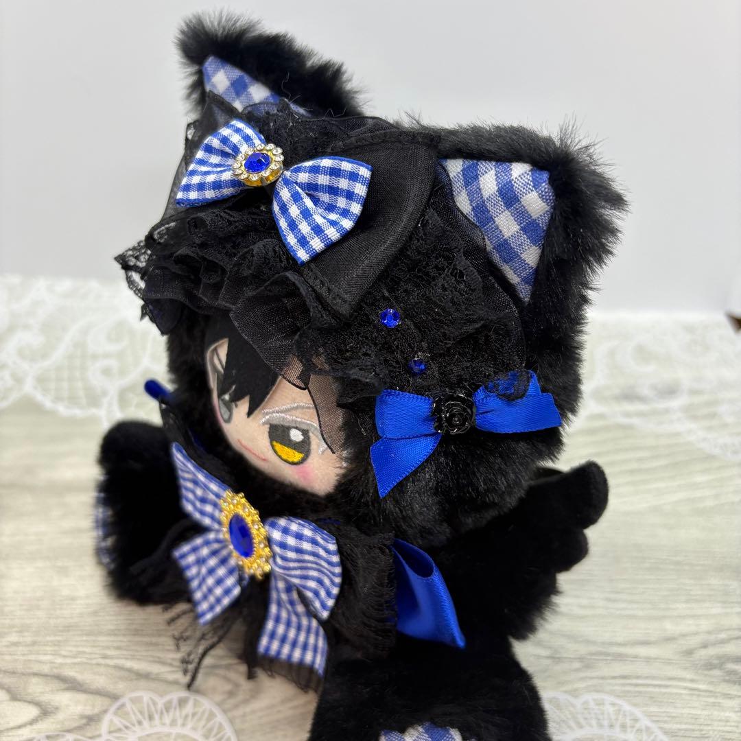 着ぐるみ ねこ おすわり ぬい服 12cm マスコット ちびぐるみ 705