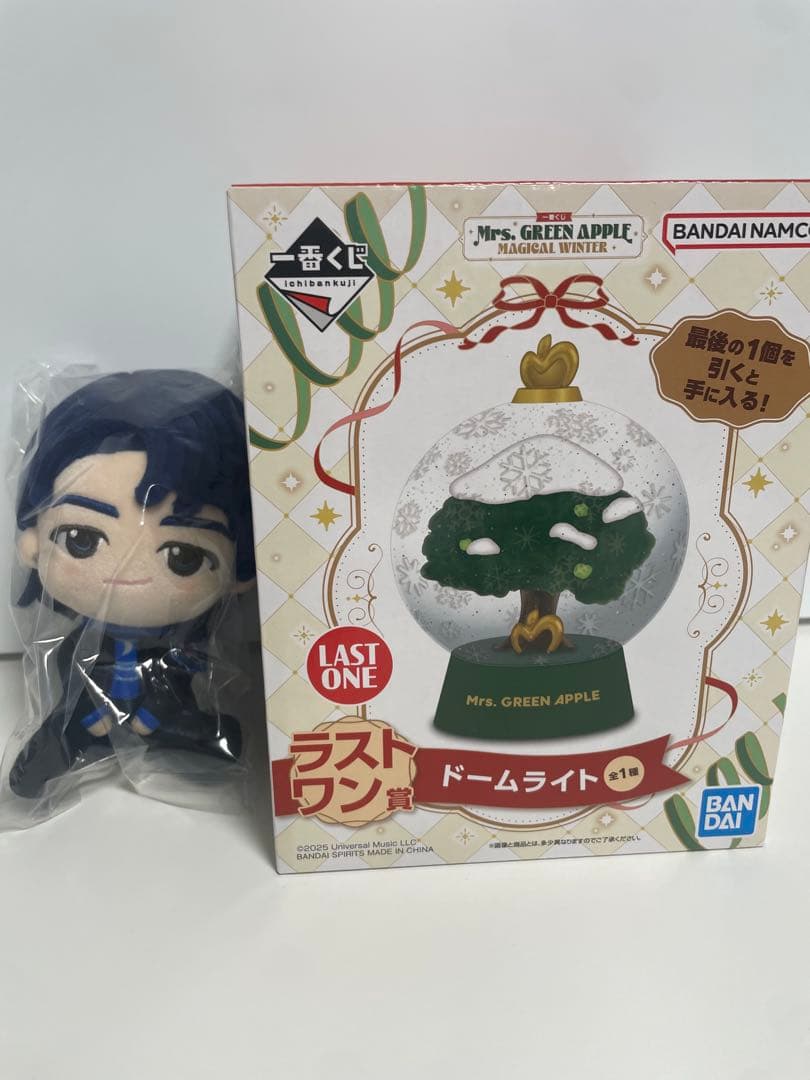 Mrs. GREEN APPLE ♡ 一番くじ ぬいぐるみ ドームライトセット - メルカリ
