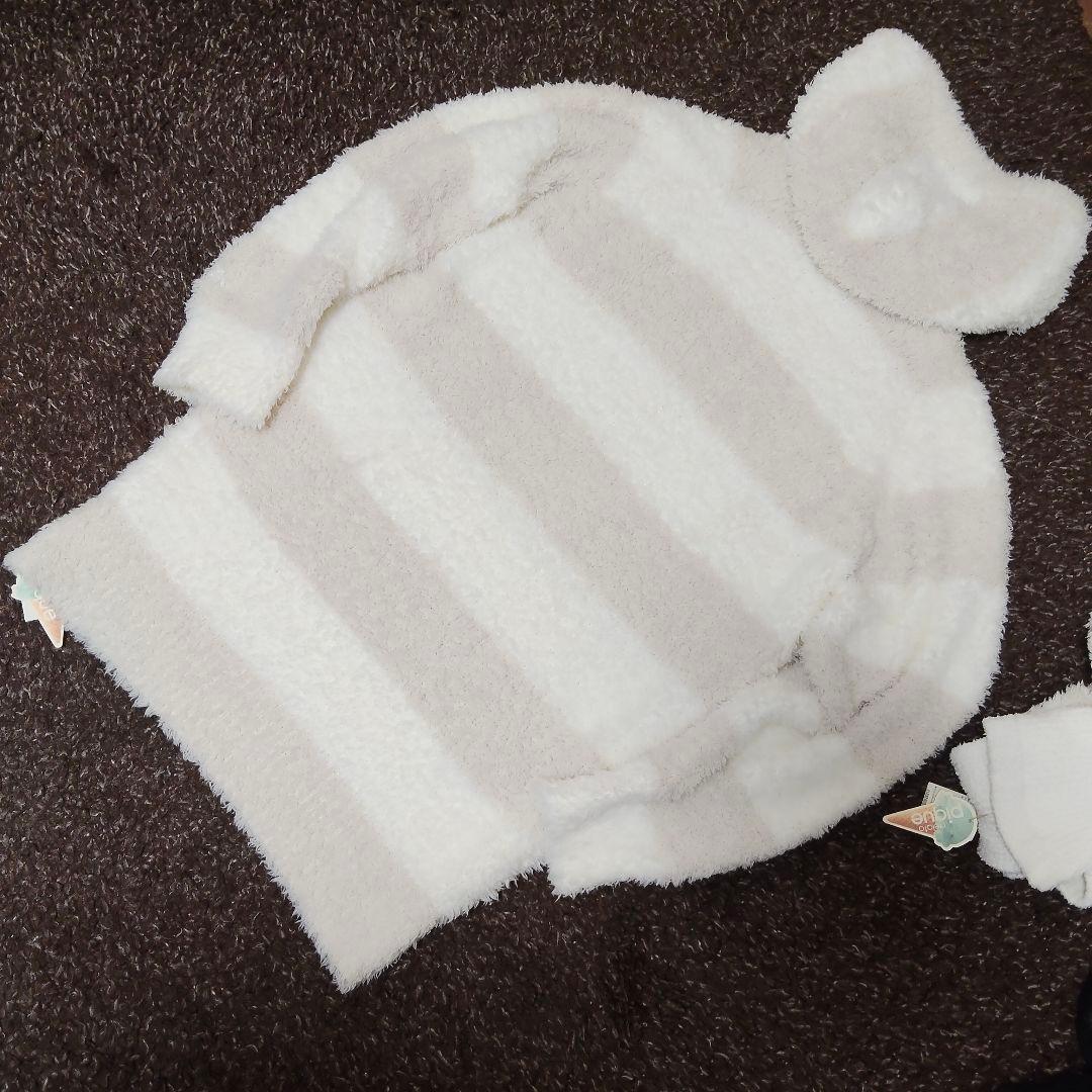 ジェラートピケ ビッグパーカー ワンピース レッグウォーマー パンツ 上下セット