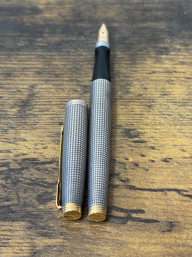 初期　字幅63 パーカー　75 シズレ　万年筆　スターリングシルバー　細字