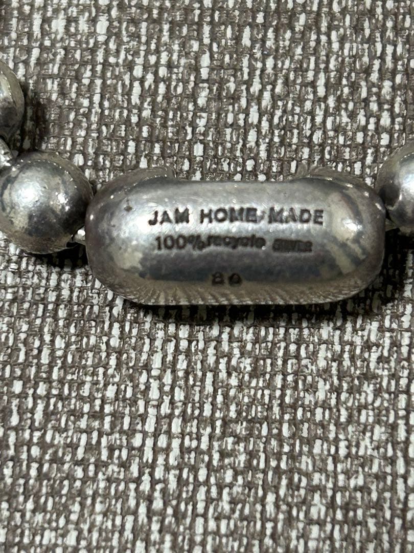 ナンバーナイン×JAM  MADE シルバーボールチェーンブレスレット