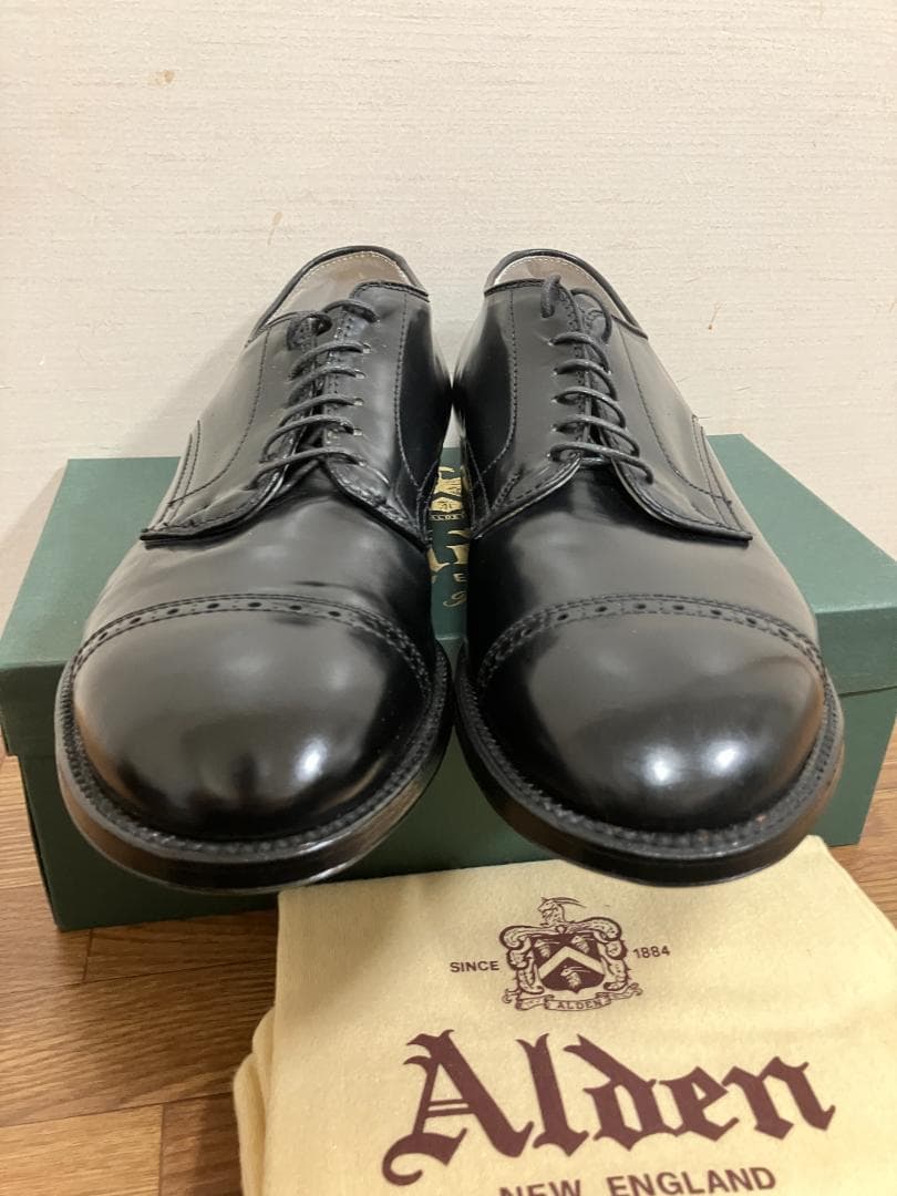 ALDEN オールデン 56255 ブラックコードバン US8.5E
