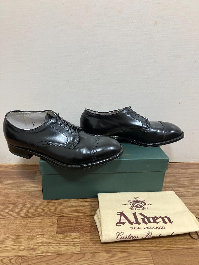 ALDEN オールデン 56255 ブラックコードバン US8.5E