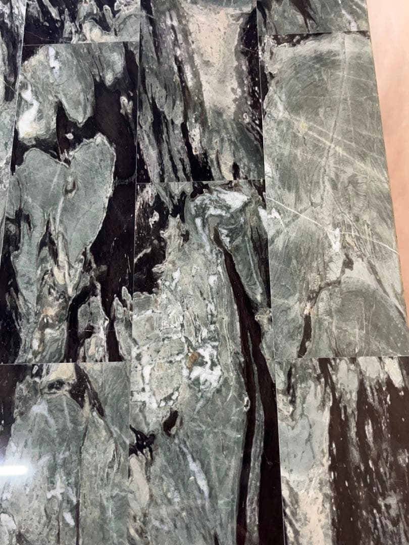 コンソールテーブル アイアン サイドテーブル 大理石風 -206-