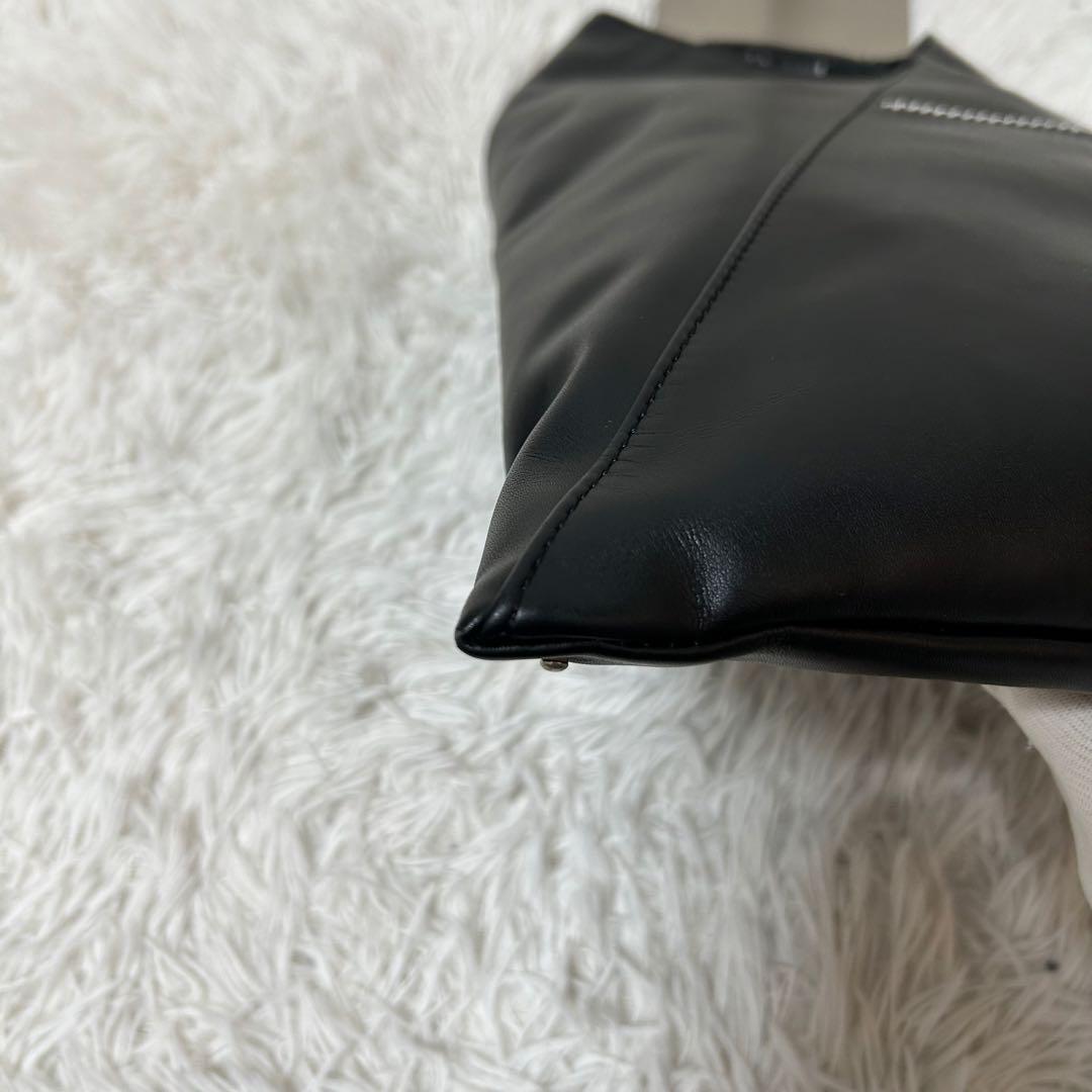 【極美品✨人気商品/ジャパニーズトート】メゾンマルジェラ　ハンドバッグ　ブラック