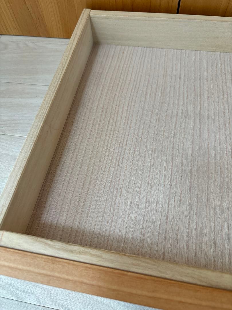 ベルメゾン⭐︎堀田木工所⭐︎アルダー材⭐︎引出し付長机170cm