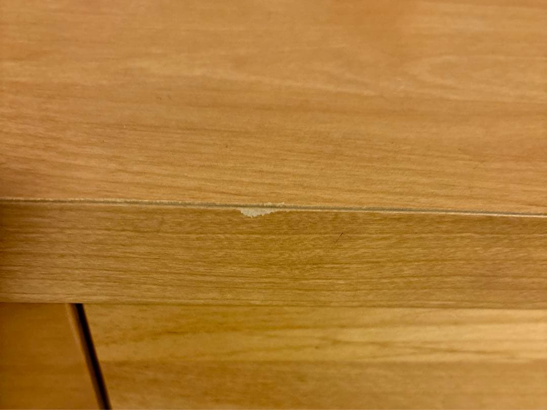 ベルメゾン⭐︎堀田木工所⭐︎アルダー材⭐︎引出し付長机170cm