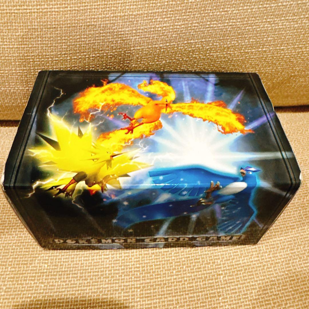 ポケモンカード　伝説の飛翔　デッキケース ファイヤー サンダー フリーザー