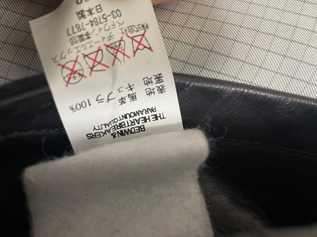 BEDWIN シングルレザージャケット 馬革