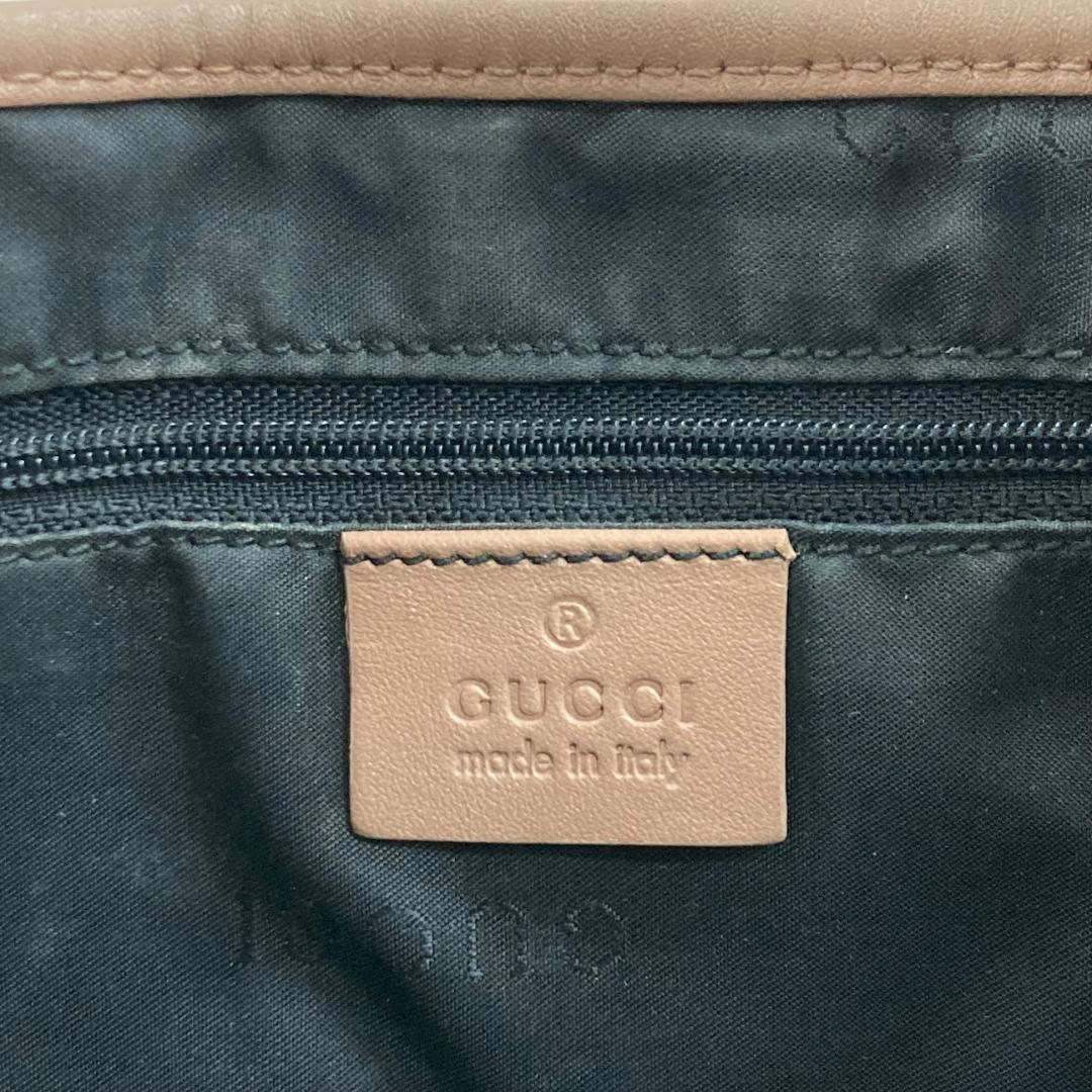 GUCCI グッチ ジャッキー ハンドバッグ ワンショルダー ピンクベージュ