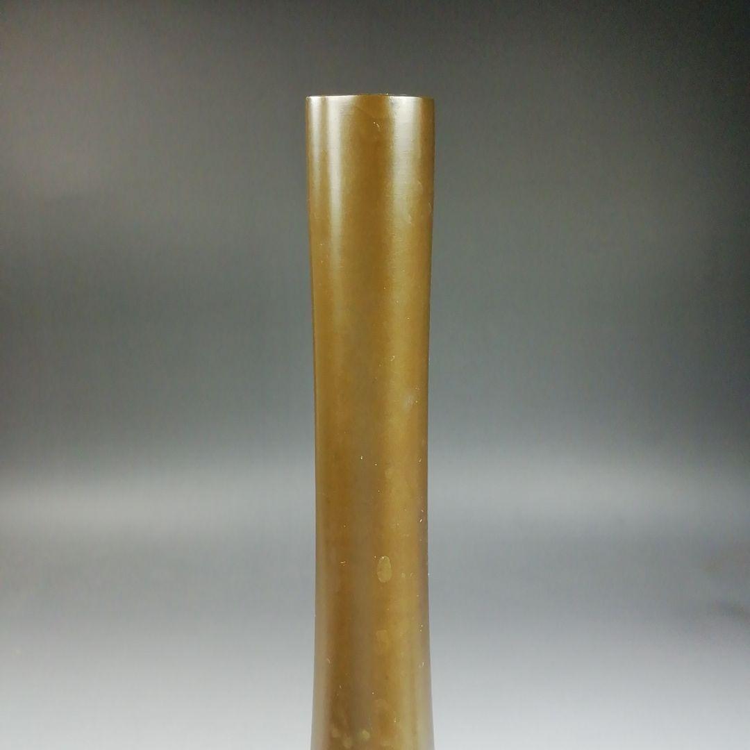 T788 花入 『唐銅花入』『曽呂利』『鋳師 金森浄栄 造』