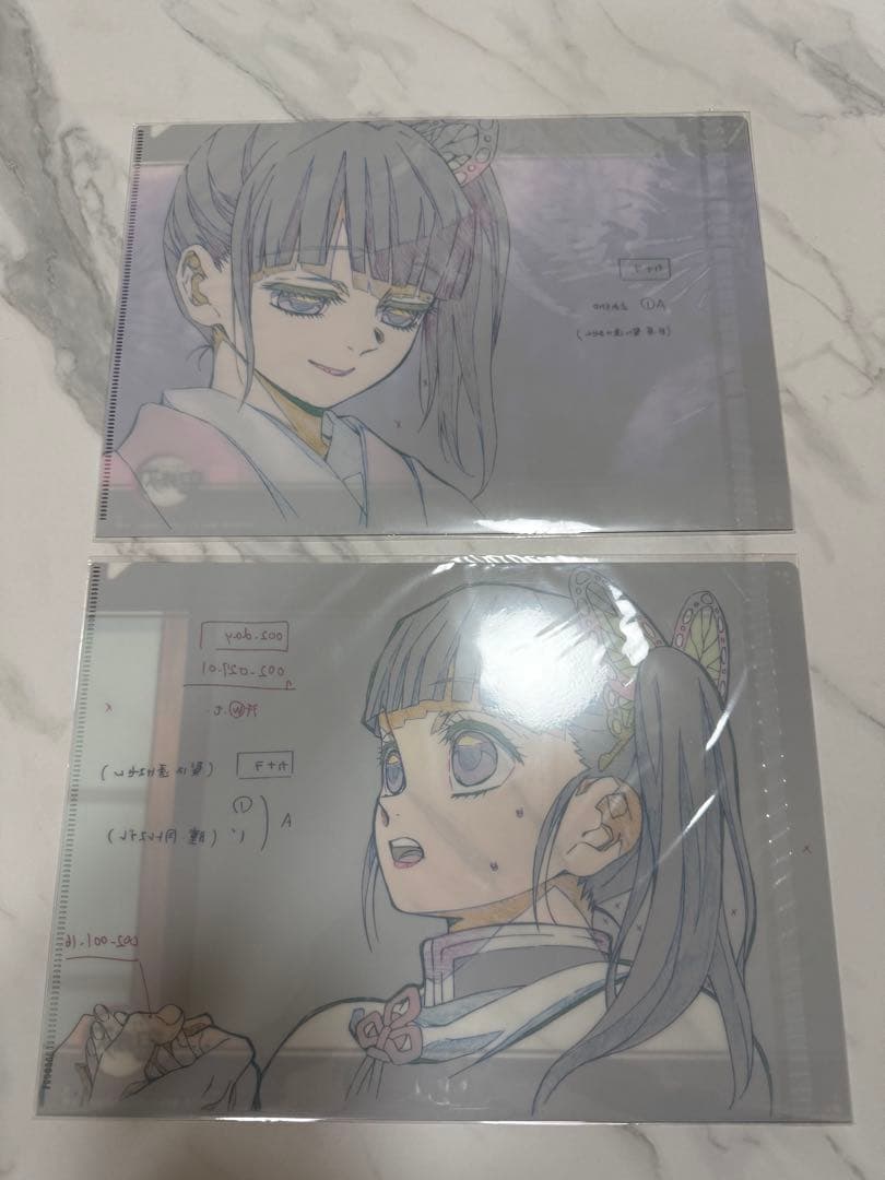 鬼滅の刃 ダイニング お楽しみくじ クリアファイル 第一期 栗花落