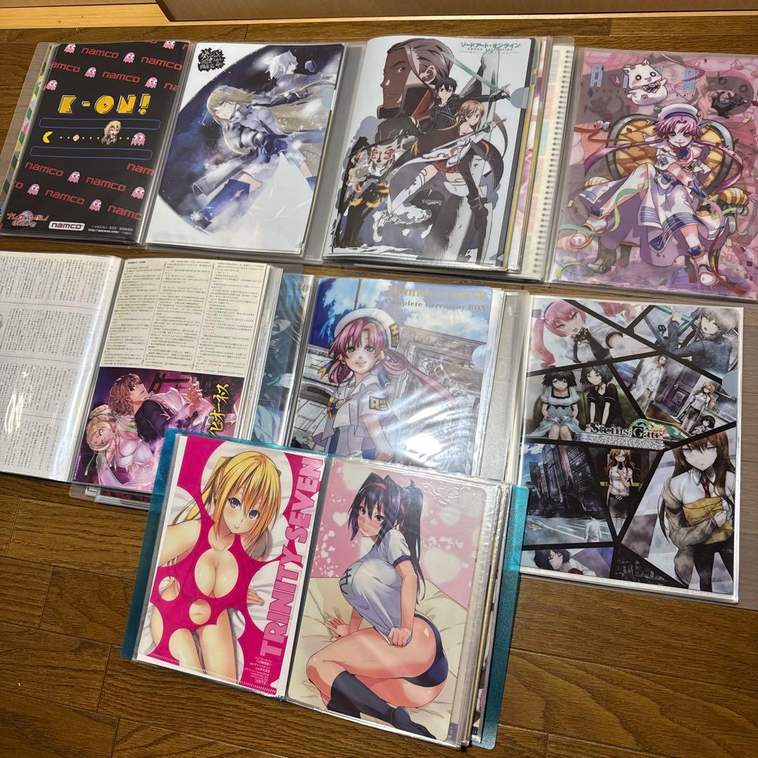 日*5様 SAO ハルヒ けいおん とある 等 クリアファイル クリアシート