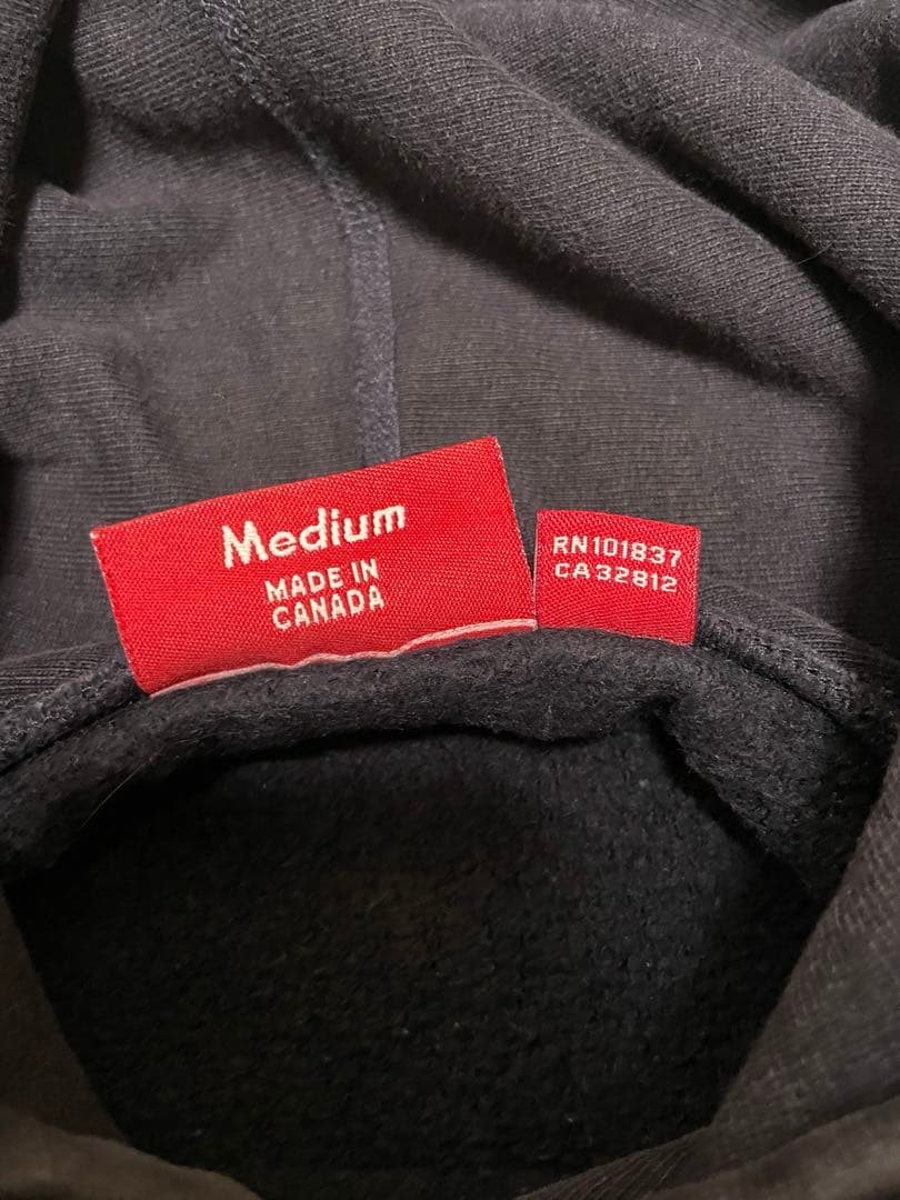 supreme ブロックチェックロゴパーカー