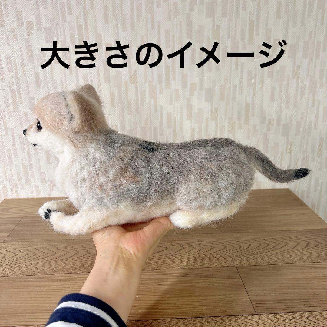モカミカチカlove('-'*)チワワ 様 オーダー専用 羊毛フェルト 犬