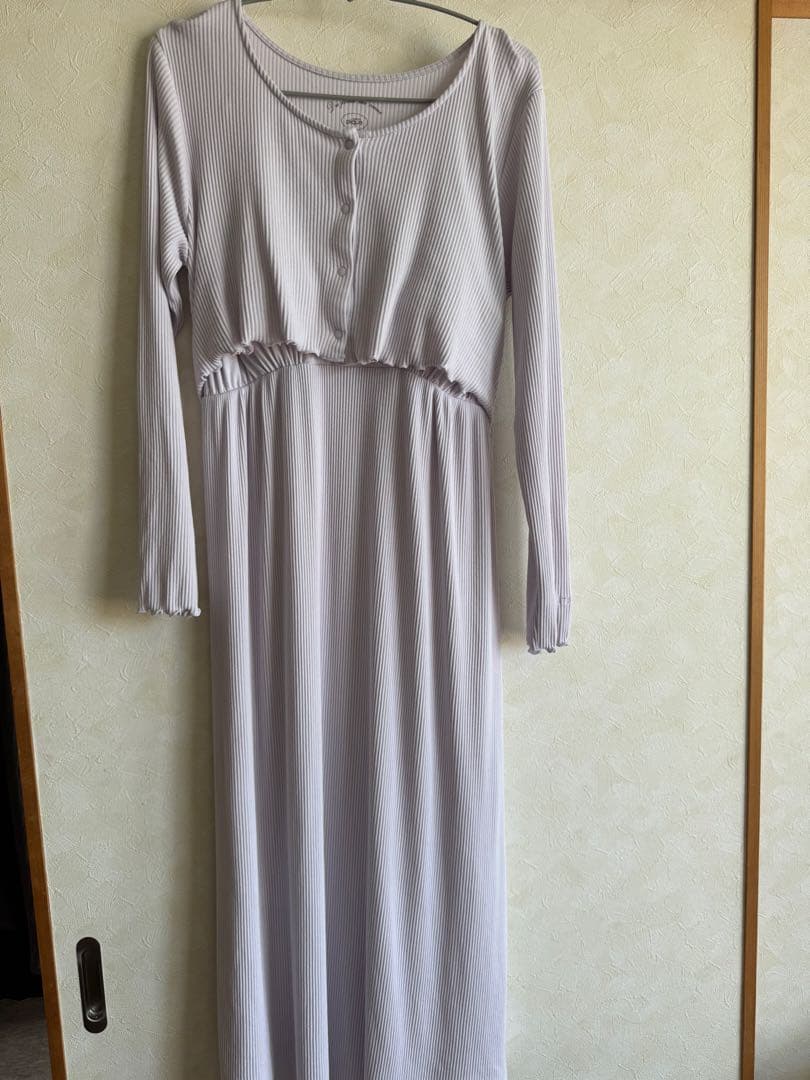 ジェラピケ マタニティリブワンピース