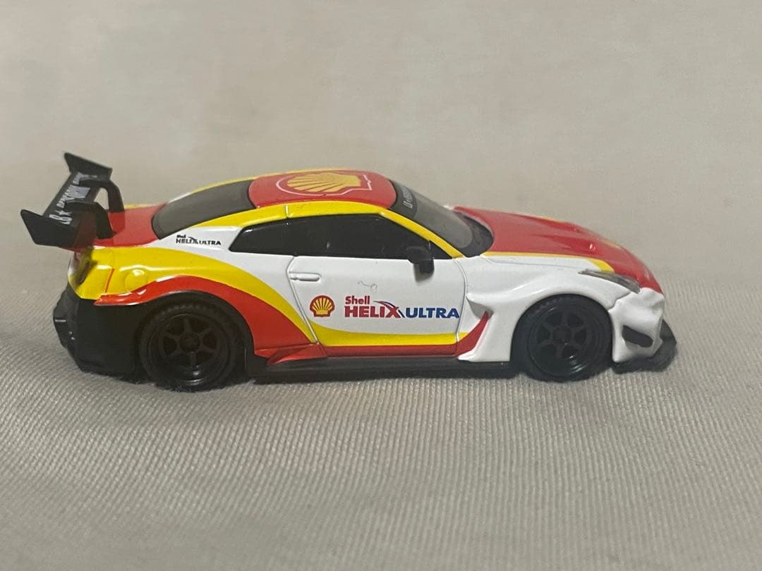 MINI GT x Shell 1/64 日産 LBWK GTR R35 RR