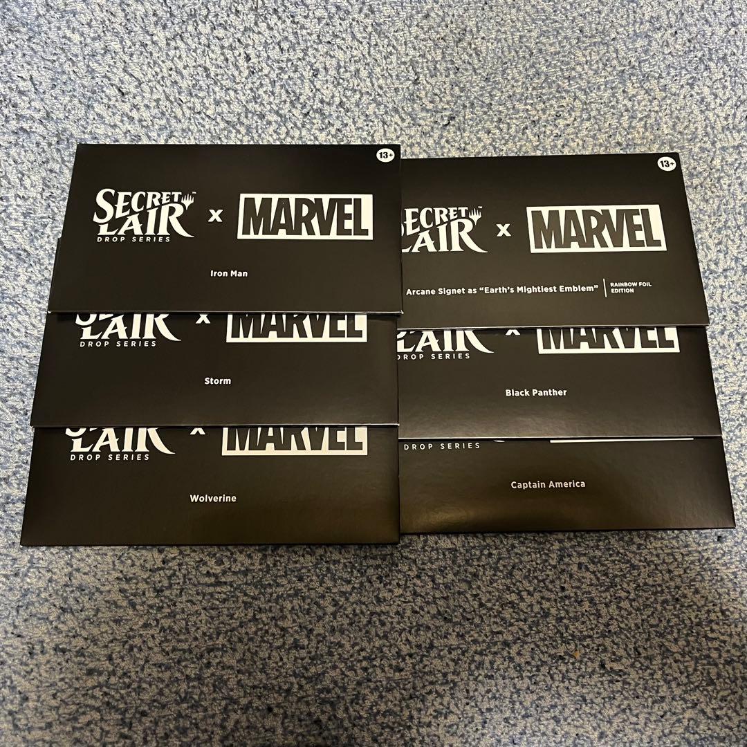 Secret Lair x Marvel コンプリートセット特典秘儀の印鑑つき Secret
