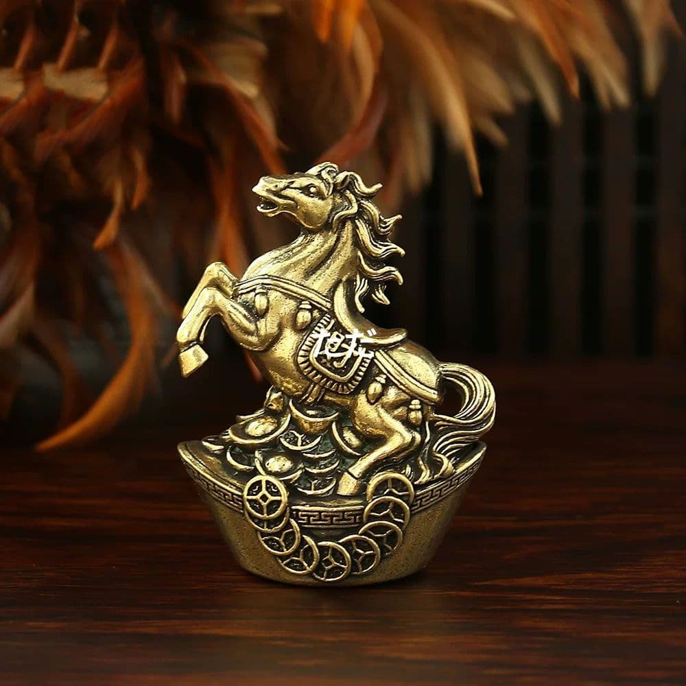 銅 細工 十二支馬 茶道具 装飾品 工芸品 置物 - メルカリ