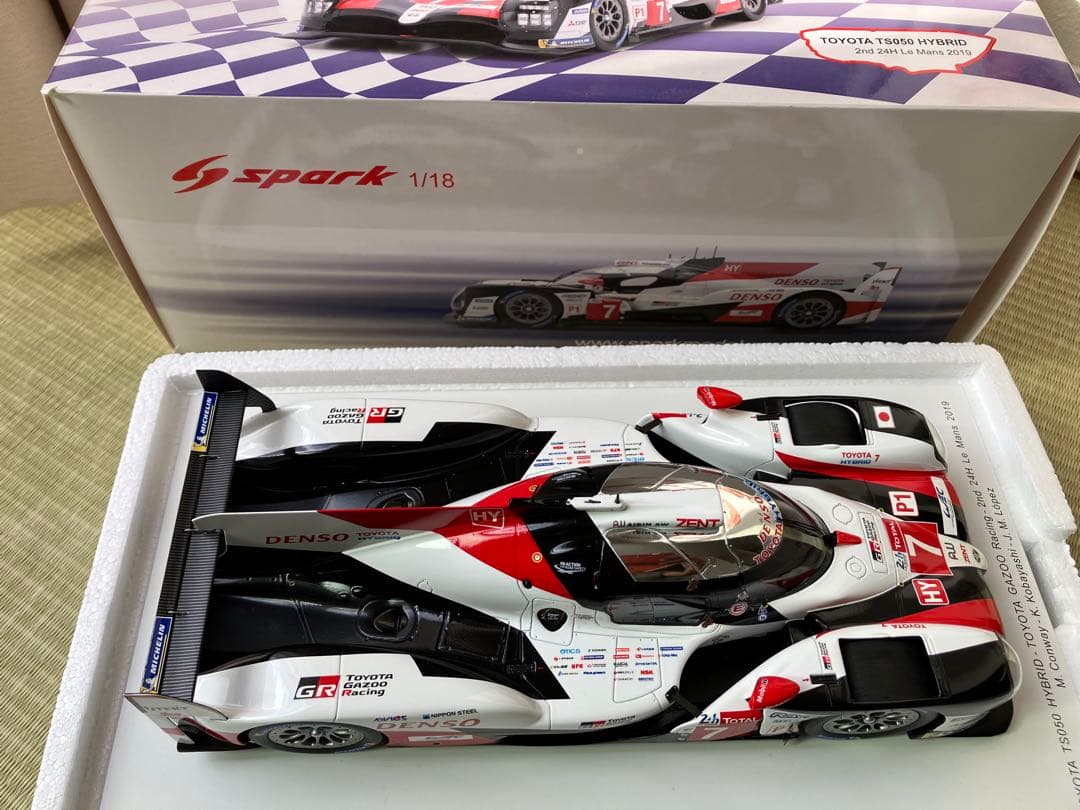 1/18スパーク Spark トヨタ TS050 ルマン 24H 2019