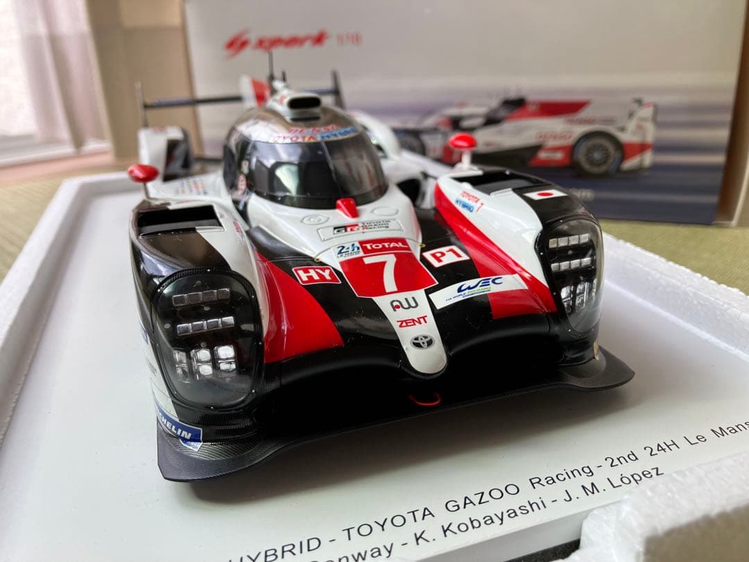 1/18スパーク Spark トヨタ TS050 ルマン 24H 2019