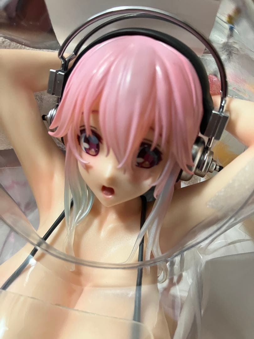 開封美品　白水着　そに子　WAVE SUPER SONICO 水着フィギュア