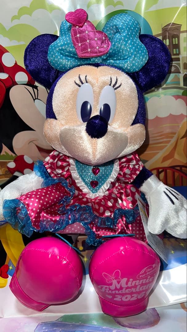 ディズニー ミニー ぬいぐるみ ミニファン ミニパル2026 - メルカリ