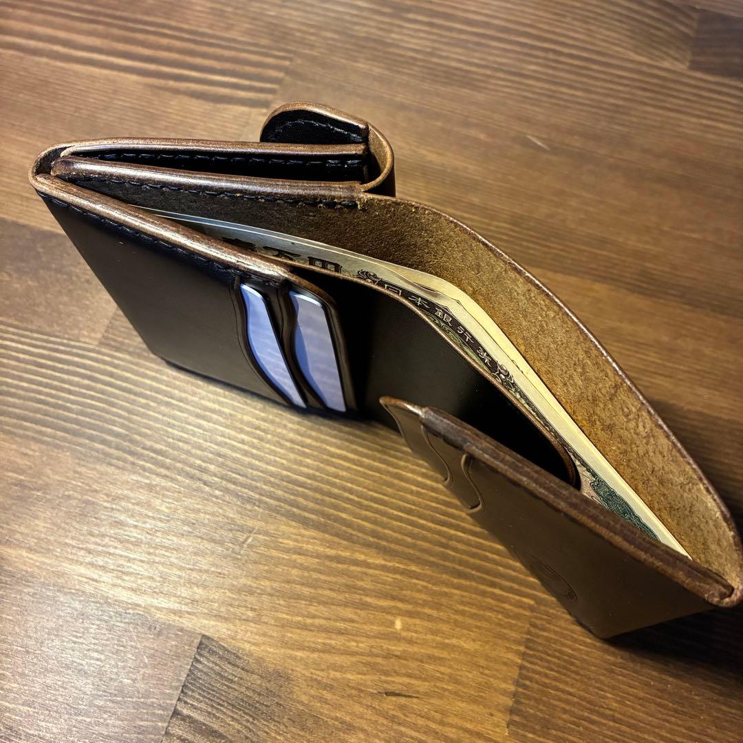 コンパクトウォレット　MARYAM社　ホースバット　茶芯