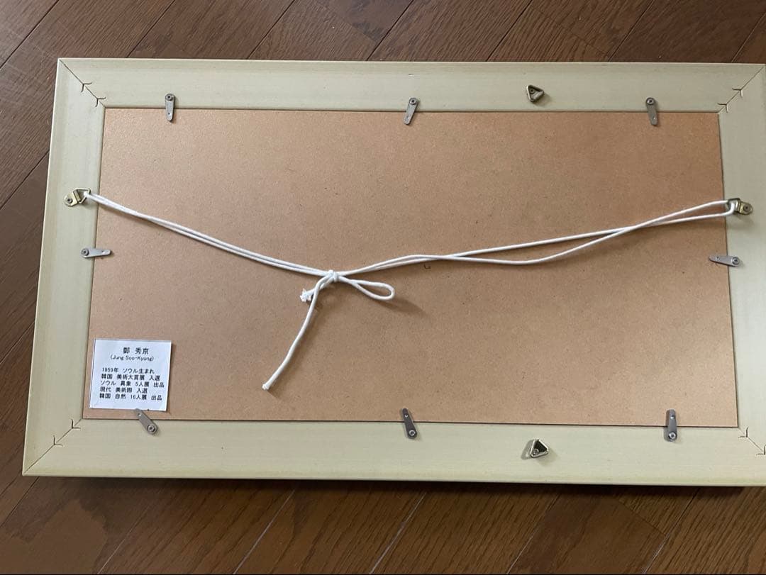 黄色のバラ 油絵　鄭　秀京　Ｓｏｏ