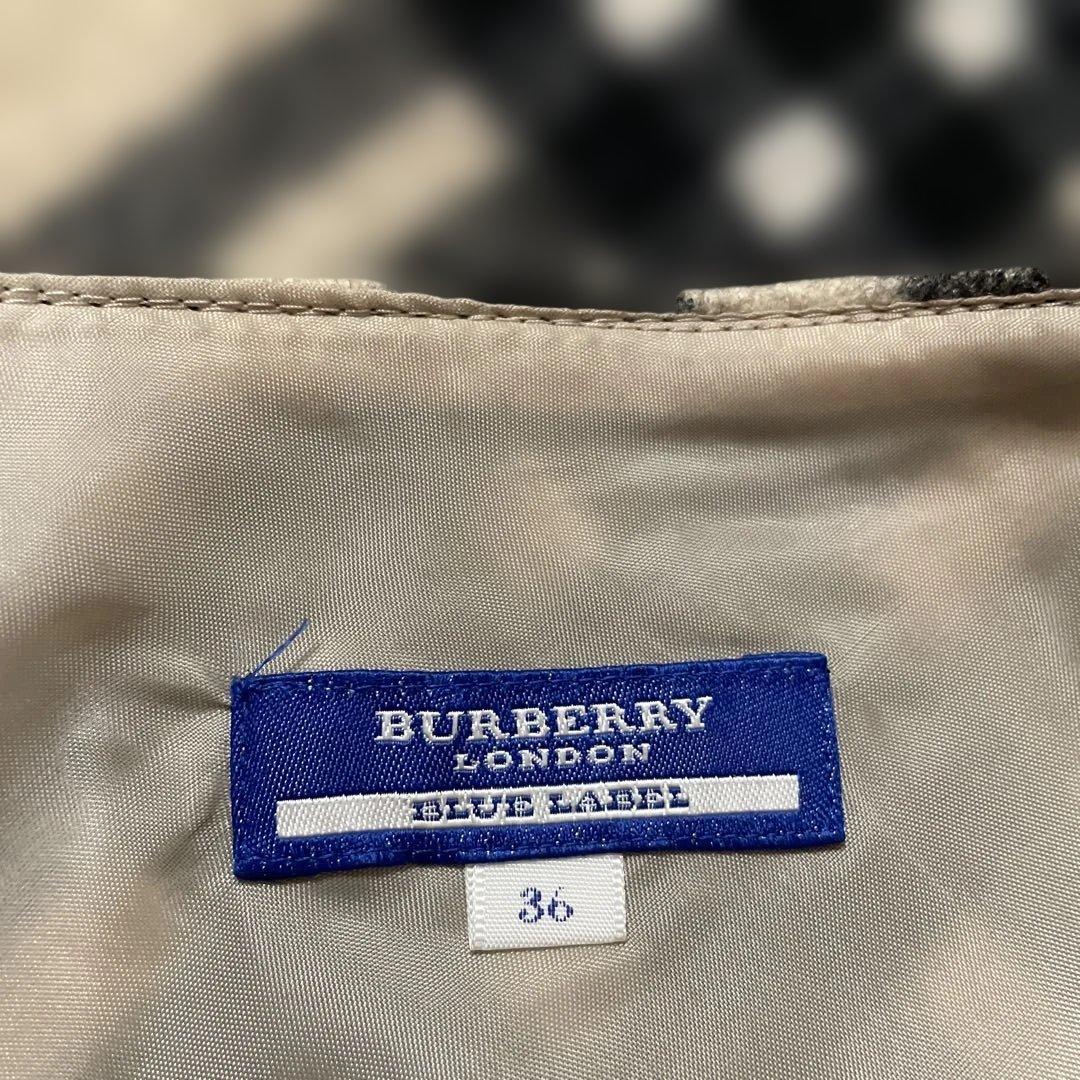 BURBERRY BLUE LABEL ノバチェックウールスカート サイズ36