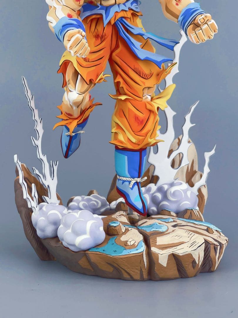 ナメック星 超サイヤ人 孫悟空 二次元ペイント　ドラゴンボールフィギュア