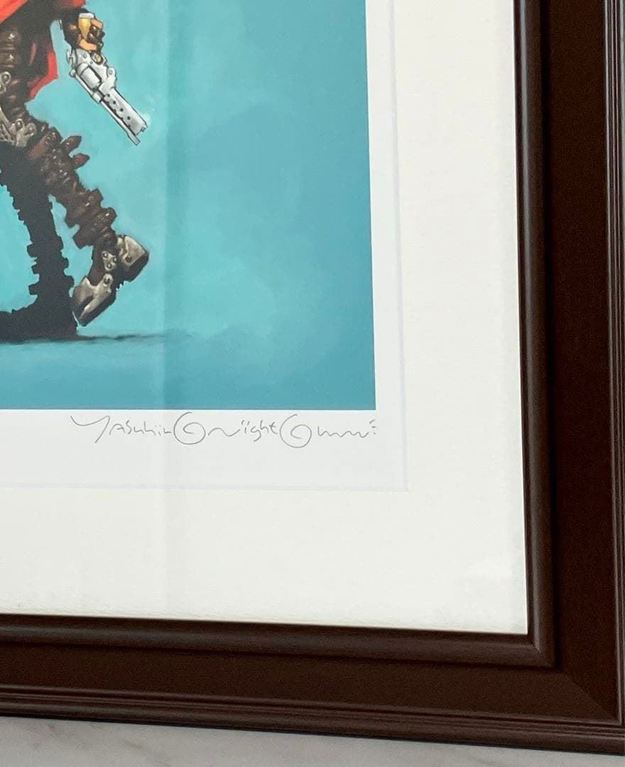 限定版50◆直筆サイン トライガン 複製原画5 TRIGUN 内藤泰弘の世界展