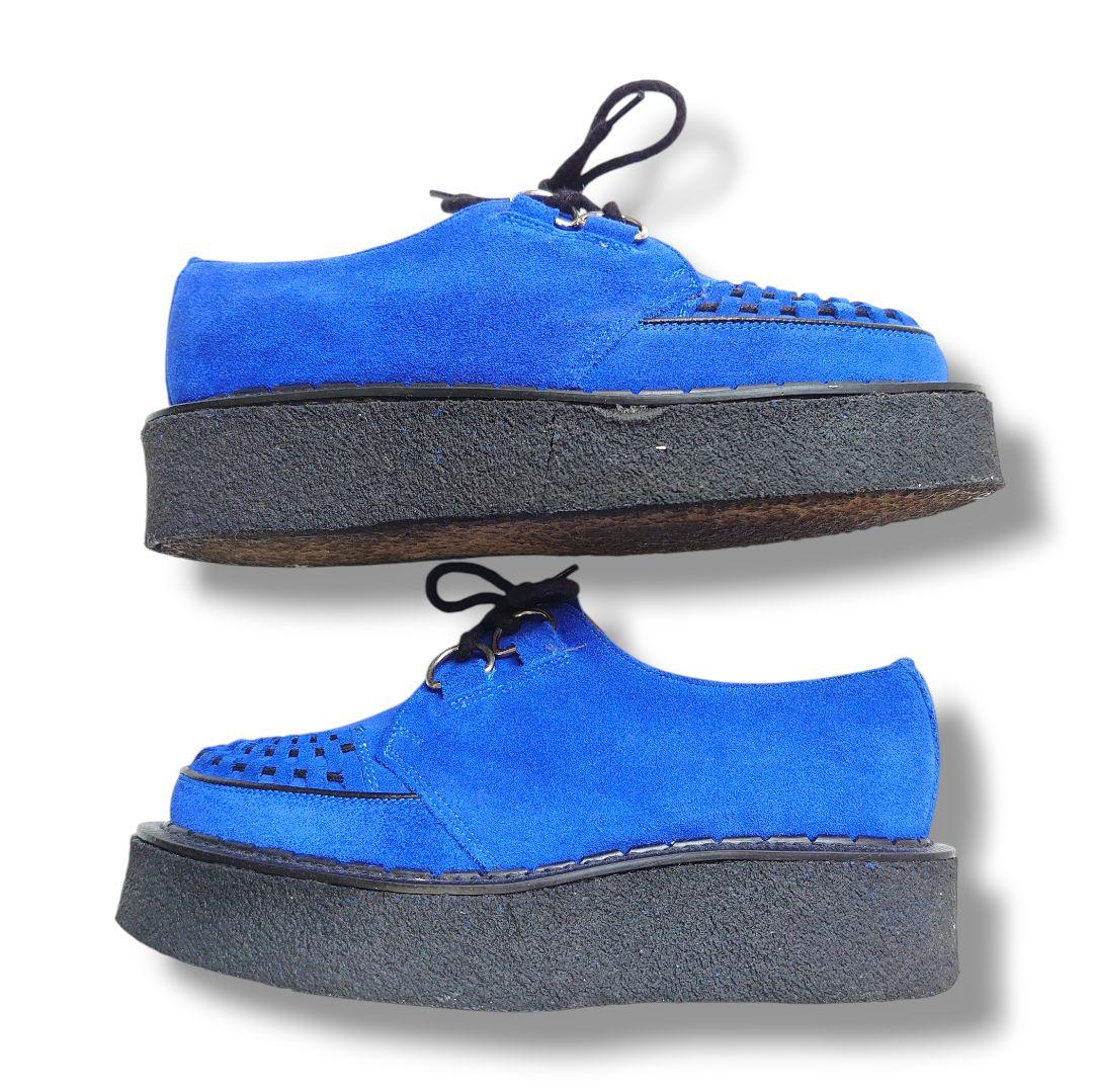f*e様 ジョージコックス　UK6 ブルー　ラバーソール　状態良
