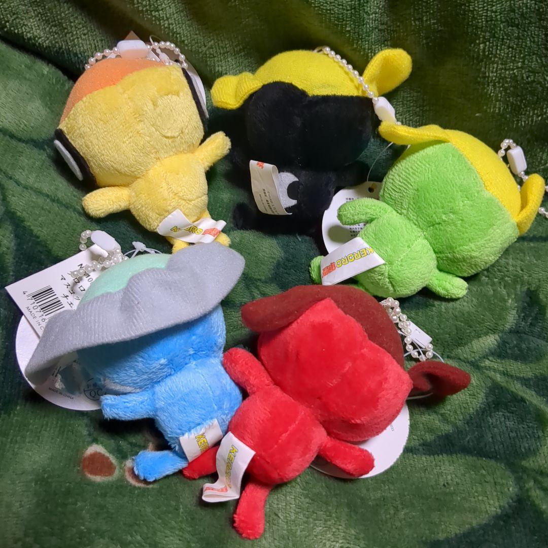 ケロロ軍曹 ♡マスコット５点セット【年代不明☆袋無し☆長期保管品】