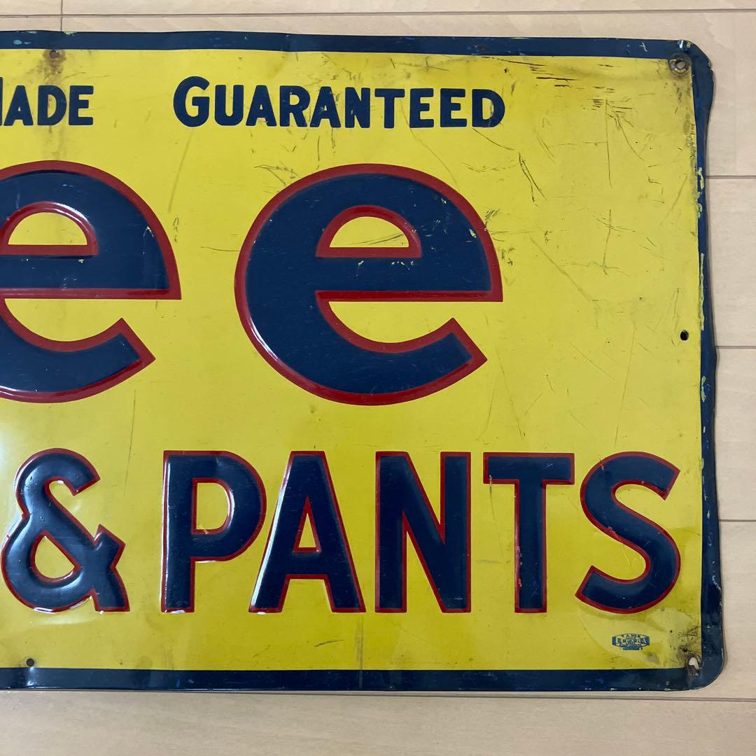 1930's～1940's Lee ADVERTISING SIGN 看板 - メルカリ