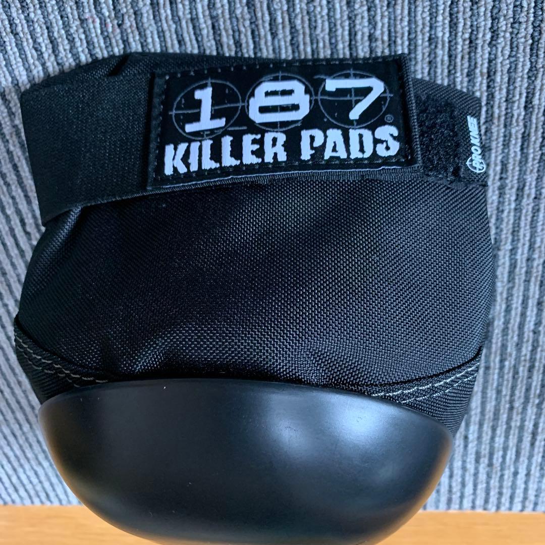 187 キラーパッド プロ ニーパッド　ブラック　サイズM