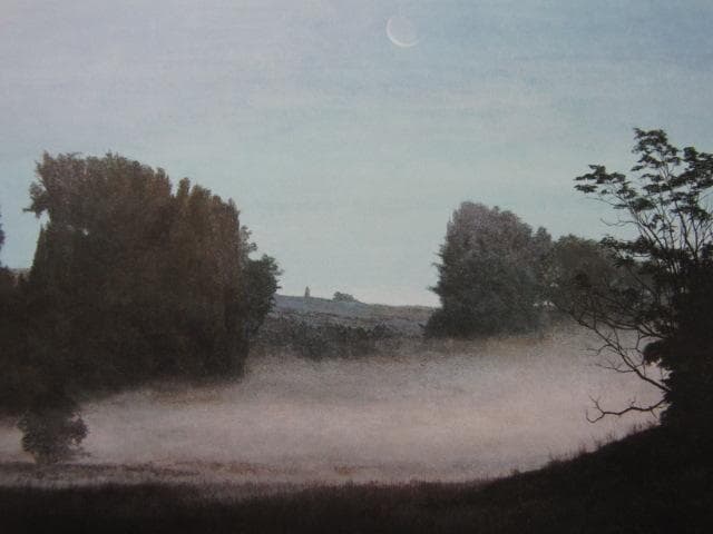 北野治男、【黎】、希少な額装用画集より、新品額装付、状態良好