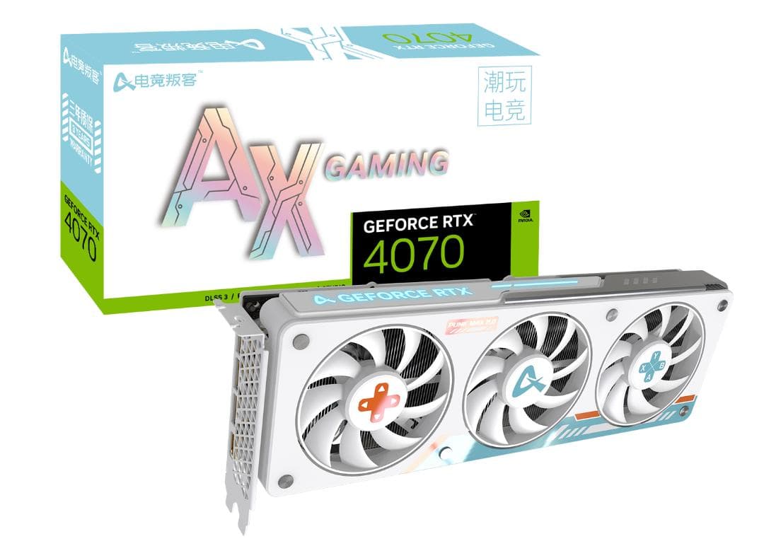 【美品】AX-GAMING GeForce RTX4070 X3W OC12GB Inno3D AX Gaming X3W OC GeForce RTX 4070 12 GB Video Card