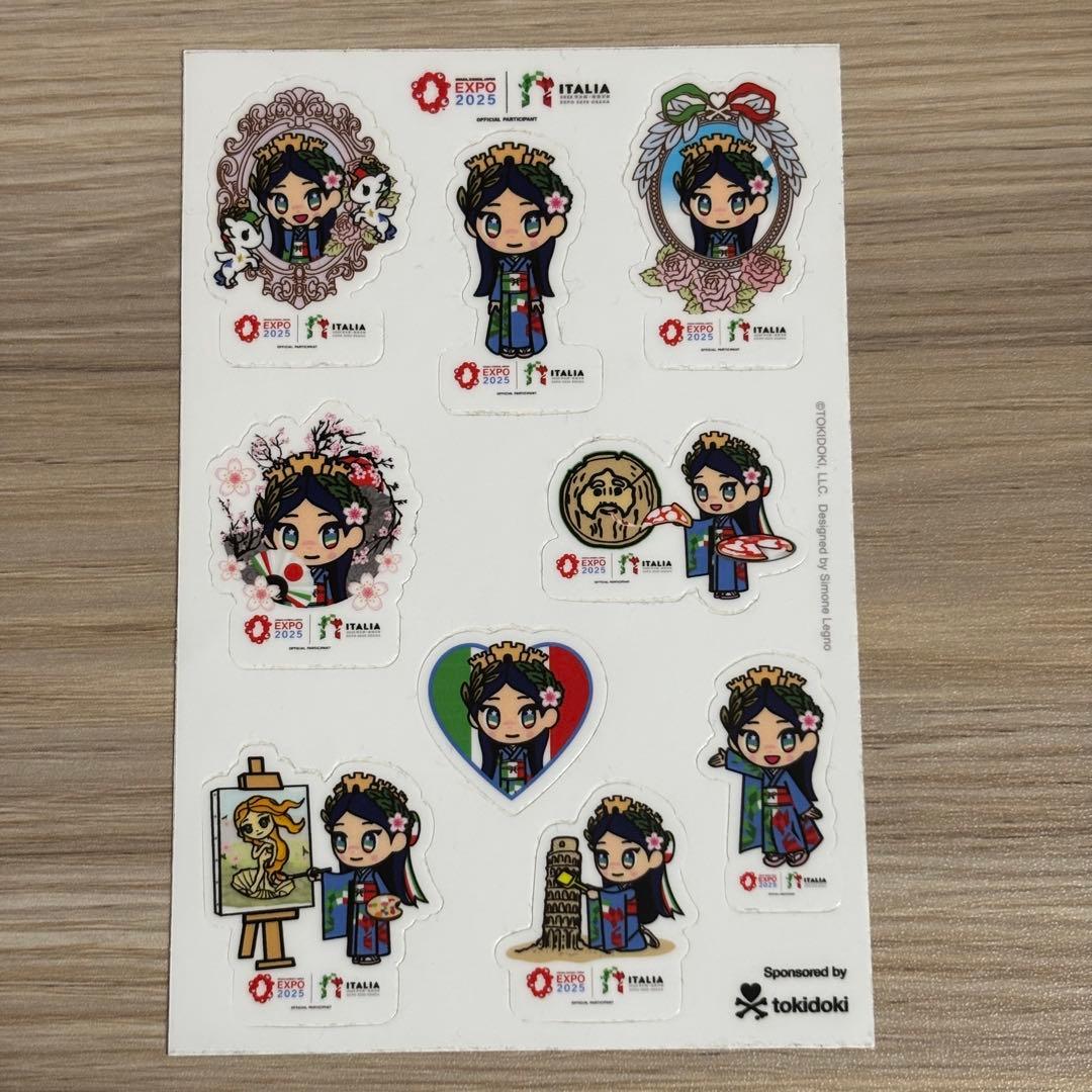 tokidoki EXPO 2025 OSAKA イタリア館ピンバッジ 大阪万博 万博