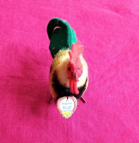 SteiffシュタイフRooster Henビンテージ※鶏おんどりめんどりペア