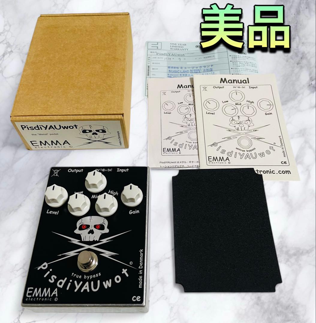 （美品）EMMA PisdiYAUwot ディストーション エフェクター やしょログ: 【エフェクター】EMMA PisdiYAUwot