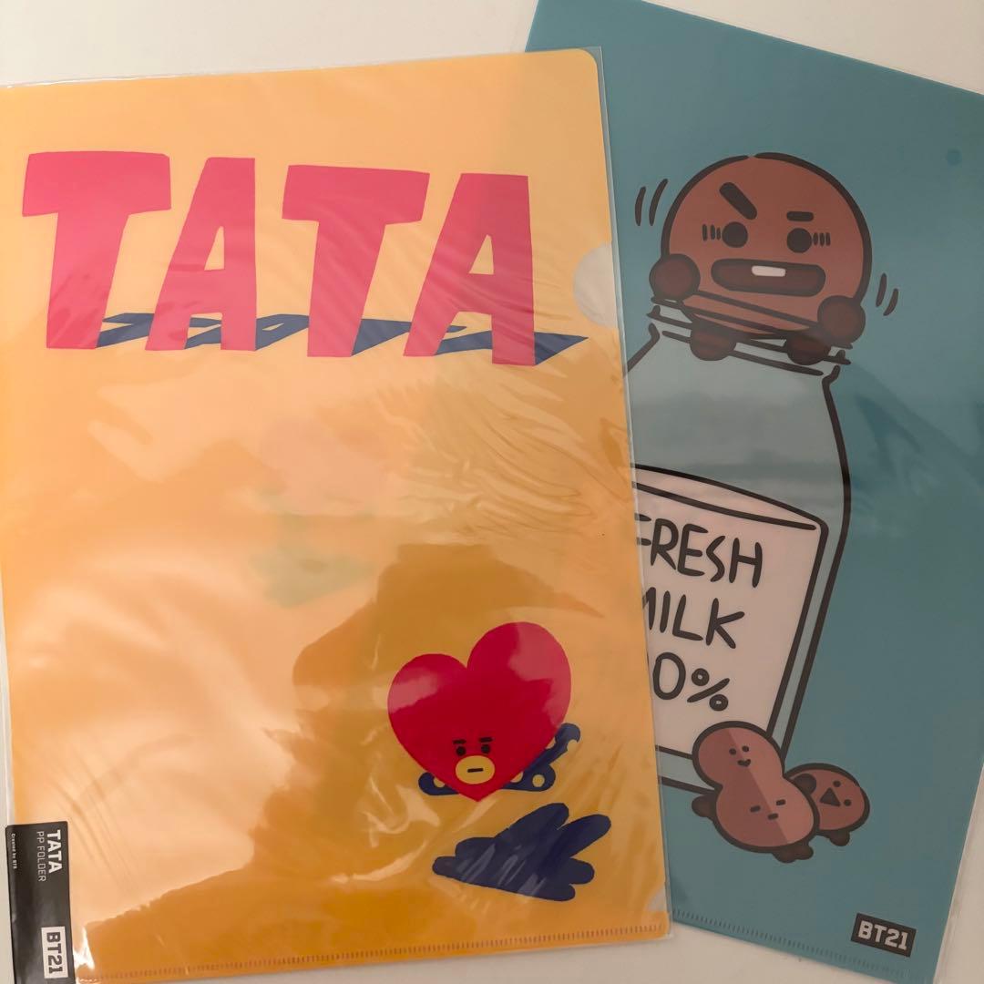 BT21 TATA SHOOKY クリアファイル - メルカリ