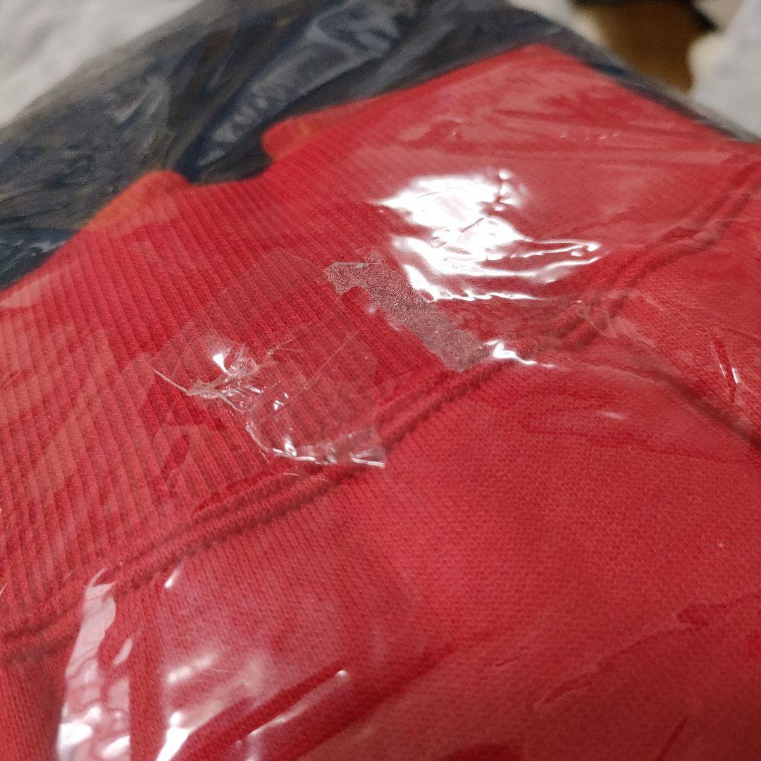 ミキハウス　mikihouse バックロゴトレーナー　100 赤×紺