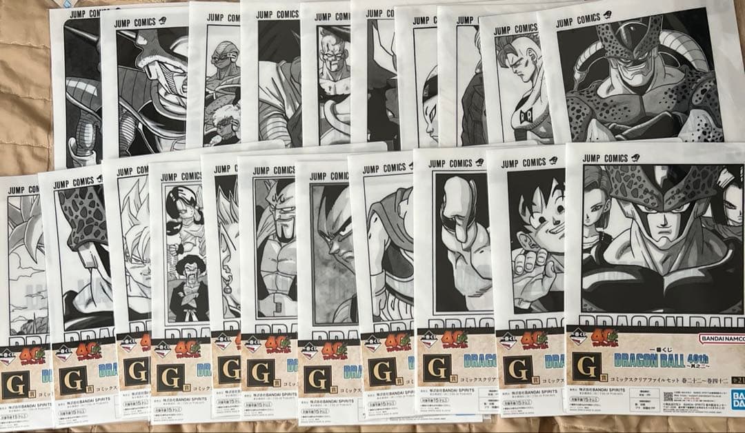 クリアファイルセット 和風イラスト 18枚