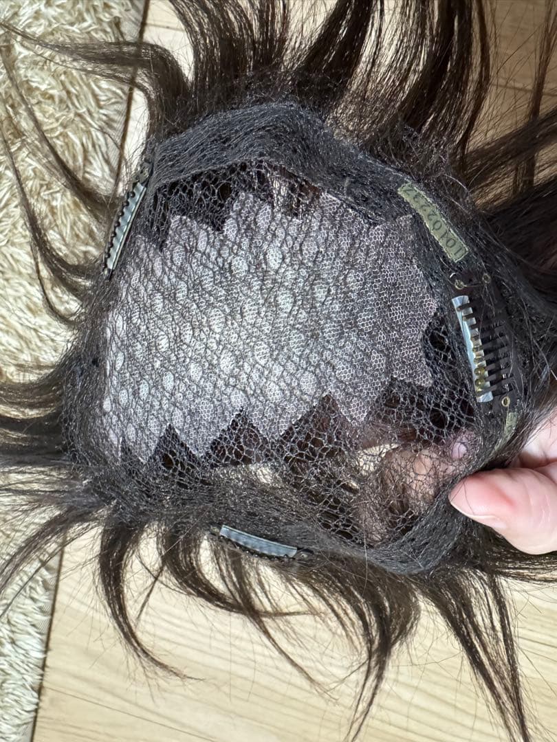 ダークブラウン ショートウィッグ クリップ式