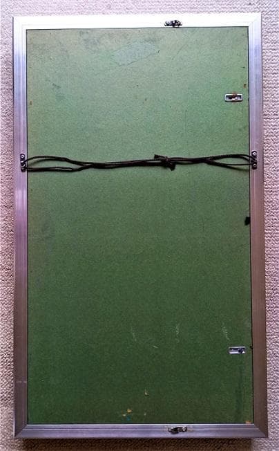 平野剛敏　裸婦　10号変形　油彩画　サインあり　特別注文額装