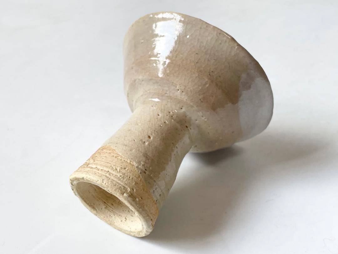 陶芸家 人間国宝 十代 三輪休雪 萩焼 馬上杯 杯 酒盃 酒