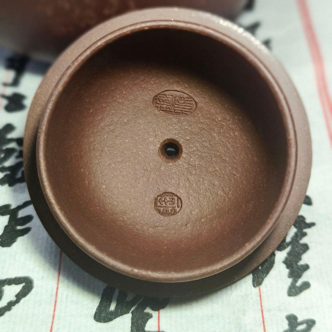 宜興紫砂壺 作品名高西施 老紫泥急須 工芸士陶剣 李暁璐